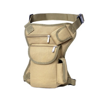 Sac banane imperméable en polyester avec fermeture éclair pour moto, sac de course à la jambe pour unisexe
