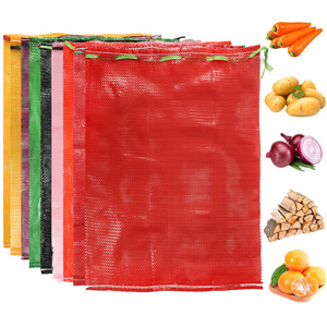 Saco de Gasa Rojo para Cebolla con Cinta - Costales de Fibra Rojos - Product Image 2