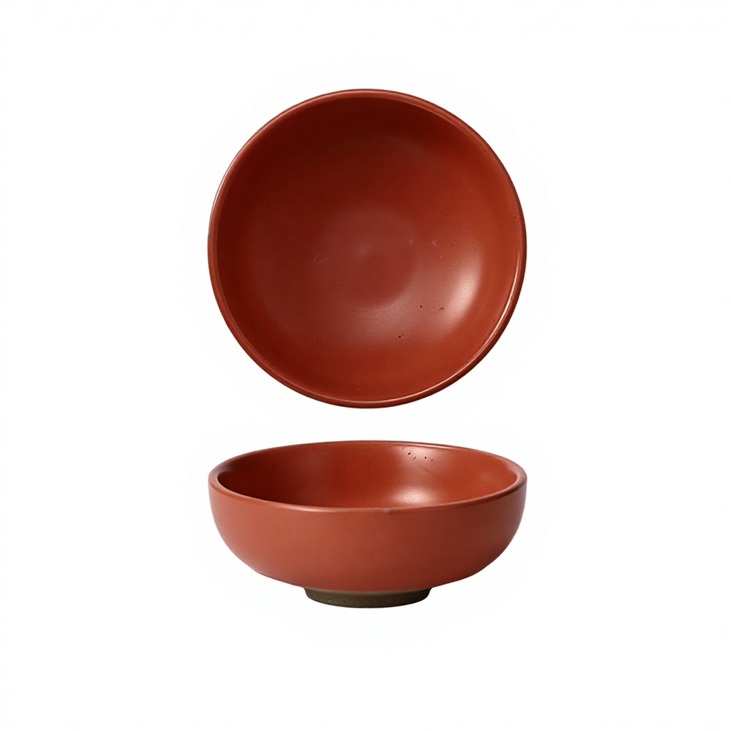 Bol de 4,25 pouces - rouge orangé
