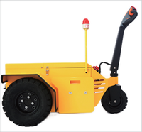 Tracteur électrique autoporté de haute qualité YCMG certifié CE, 1-10 tonnes, avec batterie au plomb-acide et pneus pleins, pour une utilisation assise ou debout, chariot électrique