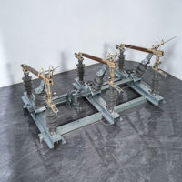 Interrupteur sectionneur extérieur triphasé haute tension IACM JUNW, vente en gros d'usine, 24KV/36kKV, 50A/100A, commande manuelle, interrupteur à air