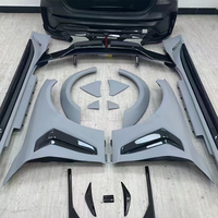 Kit de conversion amélioré pour voiture, kit carrosserie large en fibre de carbone pour BMW M3 G80 M4 G82 2022+, pare-chocs avant et arrière