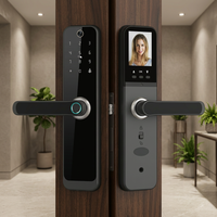 Serrure intelligente étanche SINON avec caméra WiFi Tuya, reconnaissance faciale 3D, serrure de porte numérique pour la sécurité des appartements intelligents