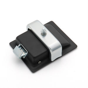 Black Paddle Handle <strong>Electric</strong> Cabinet or Truck Toolbox <strong>Door</strong> <strong>Panel</strong> Push Lock - Product Image 4