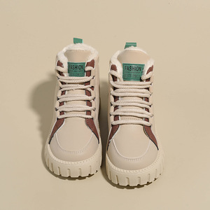 Bottes décontractées chaudes et luxueuses pour femmes, <span class=keywords><strong>chaussures</strong></span> de course à semelle souple d'hiver, <span class=keywords><strong>chaussures</strong></span> <span class=keywords><strong>tendance</strong></span> en fourrure, collision de couleurs, <span class=keywords><strong>chaussures</strong></span> d'extérieur - Product Image 5
