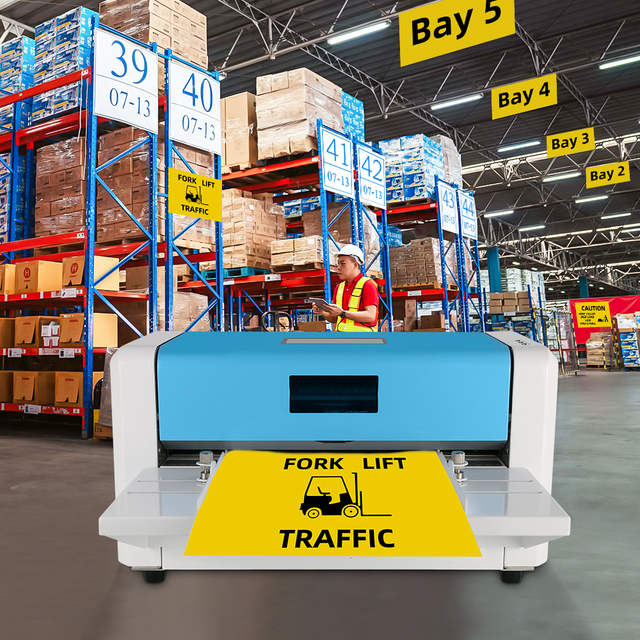 Industrial Wide Format Label & Sign Printer MS-T570 | 320mm Media Width, Supports RFID Ribbon