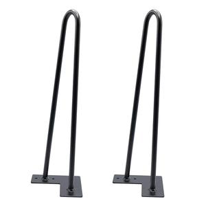 Hairpin <strong>Legs</strong> Wholesale Cheap 16'' Inch Round U V Shaped Iron Steel Feet Metal Furniture Side <strong>Bench</strong> Coffee Table Hairpin <strong>Legs</strong> - Product Image 2