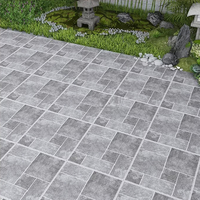 Carrelage en porcelaine imitation brique Castle 600x600mm 10mm Mat Antidérapant Durable Résistant à la chaleur Garantie 1 an