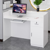 Comptoirs de caisse en bois modernes et simples, petites tables de bar, bureaux de réception pour hôpitaux et centres commerciaux, pour les supermarchés de vêtements, les salons de beauté et les bureaux