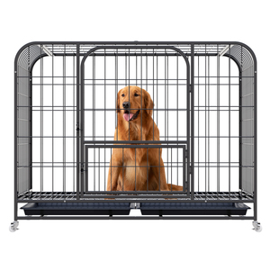 Özelleştirilmiş çelik köpek kafesi paslanmaz çelik katlanabilir Pet House farklı boyut katlanır köpek kafesi - Product Image 2