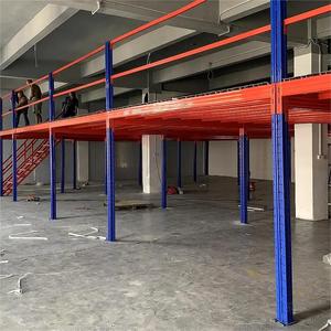 ชั้นลอยคลังสินค้าสำหรับงานหนัก ชั้นวางพาเลท ชั้นลอยเหล็ก ชั้นวางของแบบชั้นลอย กวางโจว - Product Image 5