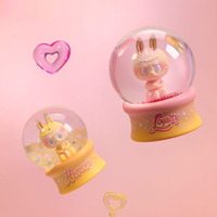 100% Original Pop Marts Labubu The Monsters Grande Série Énergie Boule de Cristal Boîte Mystère Complète Cadeau d'Anniversaire Romantique
