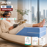 Coussin orthopédique en mousse à mémoire de forme pour lit, soutien réglable pour les jambes et le dos, anti-ronflement, pour la grossesse et l'allaitement