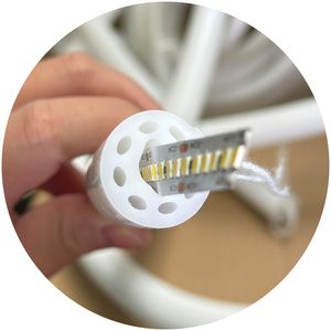22mm Diameter Round Shape 360 Degree <strong>Led</strong> Neon <strong>Tube</strong> Flexible Silicone <strong>Led</strong> Strip <strong>Diffuser</strong> for Light Design - Product Image 3