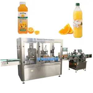 300ml 500ml 1000ml Fruit Juice Production Line/Apple Juice Making Equipment/ Juice filling machine for PET bottle