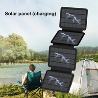 Nouvelle batterie externe magnétique 2025 avec chargeur solaire pliable, ensemble 10000mAh, charge rapide PD, chargeur sans fil