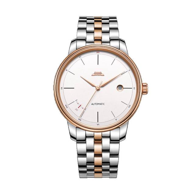 Beijing Architectural Series GMT+8 Timezone Watch 41mm Stainless Steel Watch Business Man Mechanical Watch Automatic Men Casual