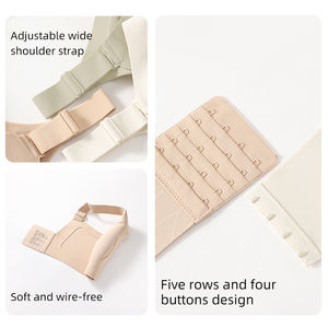 Plus Size Womens <strong>Bra</strong> Push Up Shaped Underwear The Body Back <strong>Bra</strong> 34-46 C D DD E - Product Image 6