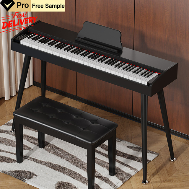 Popular Digital Piano 88 Key Electric Keyboard Piano Digital Portable Musical Keyboard Instrument Electronic Organ Piano