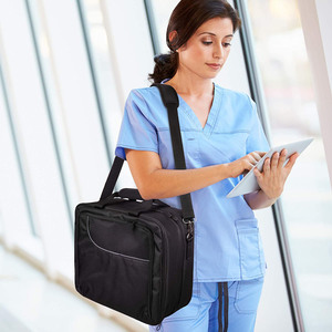 Sac à bandoulière pour médecins et infirmières, matériel médical personnalisé, Kit de premiers soins avec diviseur pour médecins, infirmières - Product Image 6