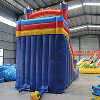 Toboggan aquatique gonflable de haute qualité avec piscine, fabriqué en Chine, modèle 2026