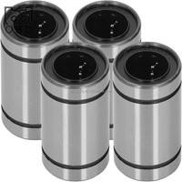 Rodamiento Lineal LM8UU de Acero Cromado de Precisión P0 para Máquina de Carpintería, Herramienta Mecánica, Movimiento Deslizante, Diámetro de Eje de 25 mm, 3D