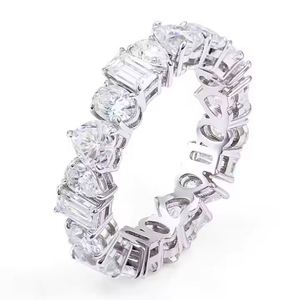 Anillos de Boda de Diamantes Cultivados en Laboratorio Multiforma, Joyería de Moda, Oro Sólido de 14k y 18k, Anillo de Eternidad para Mujer y Hombre - Product Image 2