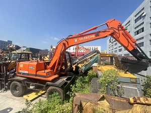 Excavadora Usada en Buen Estado HITACHI EX100WD de 10 Toneladas, Excavadora de Ruedas de Segunda Mano HITACHI EX100WD en Venta - Product Image 3