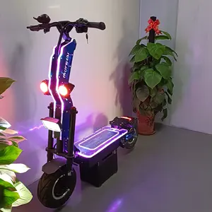 6000W 8000w 15000W 13 inç yağ lastik elektrikli scooter ab depo yüksek güç e scooter dualtron scooter