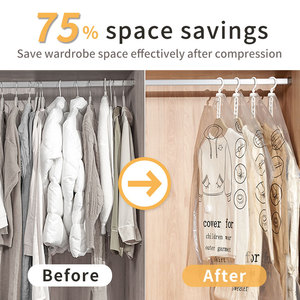 Bolsa de almacenamiento al vacío para ropa colgante de alta calidad, bolsa de vacío para ropa - Product Image 4
