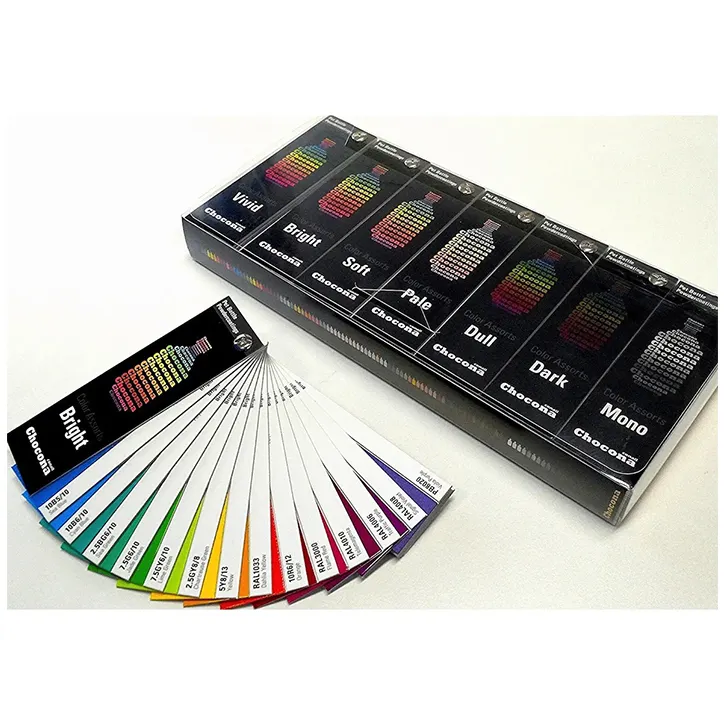 Japanese Correction Spray Color Card Coated Paper For Printing