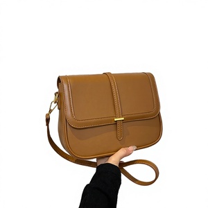 Bolso de Hombro Cruzado de Cuero PU para Mujer, Estilo Cuadrado, Invierno 2025, con Forro de Poliéster, Cierre de Cremallera, Casual y Chic - Product Image 2