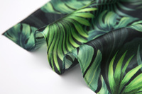 Accessoire de tête réutilisable vert doux sur mesure, best-seller, écharpe carrée en coton pur, motif animal, style décontracté