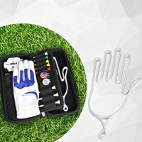 Étui d'accessoires de golf en EVA personnalisé, logo personnalisé, résistant à l'usure, anti-salissure, organiseur de rangement portable