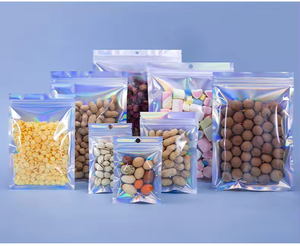 Sachets Doypack refermables à fermeture éclair, recyclables, biodégradables, transparents, en plastique, auto-scellants, à déchirure facile, réutilisables pour aliments, snacks et thé - Product Image 2
