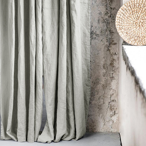 <span class=keywords><strong>Tende</strong></span> Moderne ed Eleganti per Arredamento Casa in 100% Puro Lino Francese Lavato, Ecologiche e Naturali, per Finestre di Camera da Letto/Soggiorno - Product Image 6