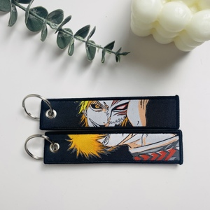 Porte-clés en tissu tissé brodé, rechargeable et étanche, avec pendentif, sur le thème des anime BLEACH et <span class=keywords><strong>Inuyasha</strong></span> - Product Image 2