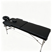 Schönheitssalon-Möbel Wimpernbett Edelstahl Klappbare Gesichts-Spa-Liege 2-teilig Multifunktional Bequemer Massagetisch 1 Jahr Garantie