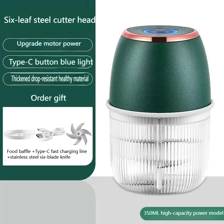 Vert - 350ML PP + 6 lames de coupe