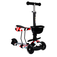 Speedmark — scooter 3-en-1 pour enfants, nouveau design, vente en gros, pas de pression, trois roues, clignotant