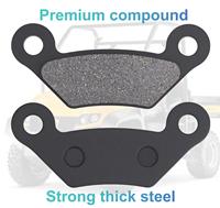 Plaquettes de frein à disque frittées avant côte à côte pour John Deere Gator HPX XUV 620i 625i 825i essence 850 855 Diesel JCB Workmax