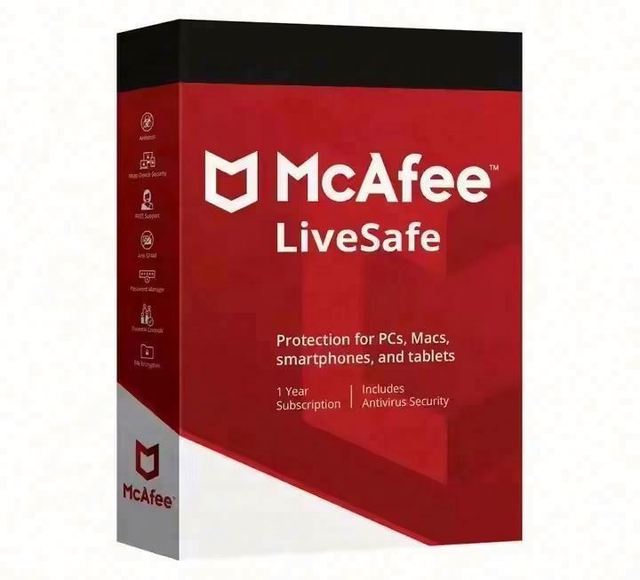 McAfee LiveSafe Unlimited Device 1 Year Subscription