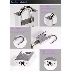 Candado de <span class=keywords><strong>cadena</strong></span> de bicicleta, no se puede cortar con cortadores de pernos o herramientas de mano, <span class=keywords><strong>cadena</strong></span> de seguridad Premium endurecida para motocicletas y bicicletas - Product Image 5