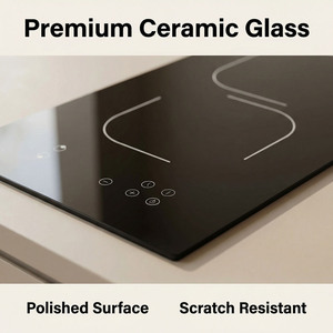 Table de cuisson à <span class=keywords><strong>induction</strong></span> électrique invisible 3500W en acier inoxydable avec écran tactile, chauffage rapide, usage domestique et professionnel - Product Image 2