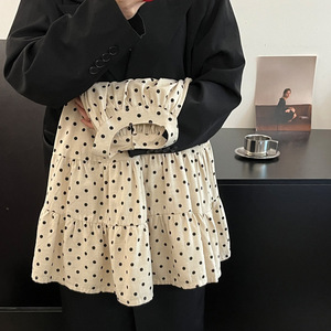 Child Star Circle Girls Polka Dot Dress Sleeveless Cotton Breathable Summer Dress French Style Childrens Vest Dress - Product Image 4