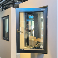 Fenêtres pour maison passive en aluminium à triple vitrage de style européen Energy Star à haut rendement énergétique à coupure thermique
