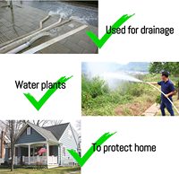 Tuyau d'irrigation agricole en toile platte, léger, haute pression, durable, 5 4 3 pouces