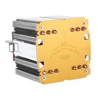Ventilateur de processeur QiuzAim 90 mm pour ordinateur, dissipateur thermique double tour 1200 avec 4/6 caloducs, contrôle de température, compatible AM4/1700/1150/1151, refroidissement par air pour processeurs i5