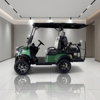 Voiturette de golf électrique 4x4 puissante pour 4 personnes, populaire en gros, buggy tout-terrain, stabilité antidérapante pour boue et sable