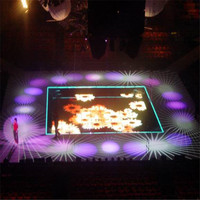 Écran LED interactif pour sol vidéo, résolution élevée, SDK OEM, extérieur, IP43, luminosité 1000, garantie 3 ans